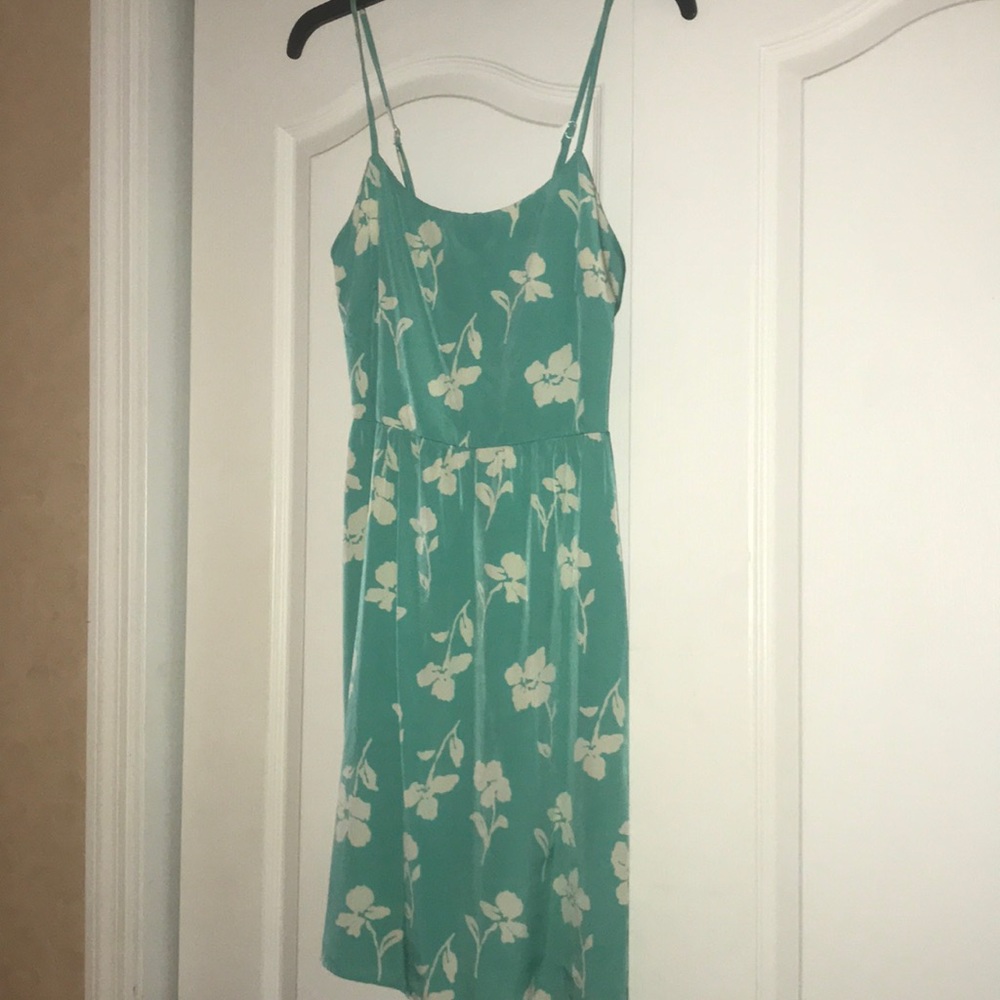 Robins Egg Blue Floral Dress